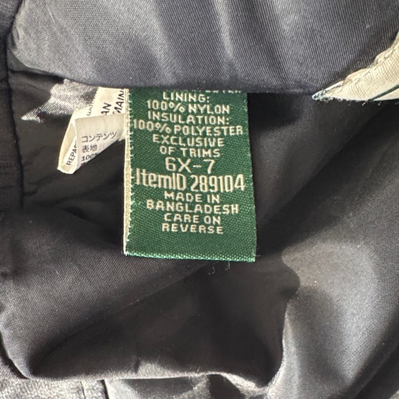 L.L. Bean Black Snow Bib - Picture 3 of 10